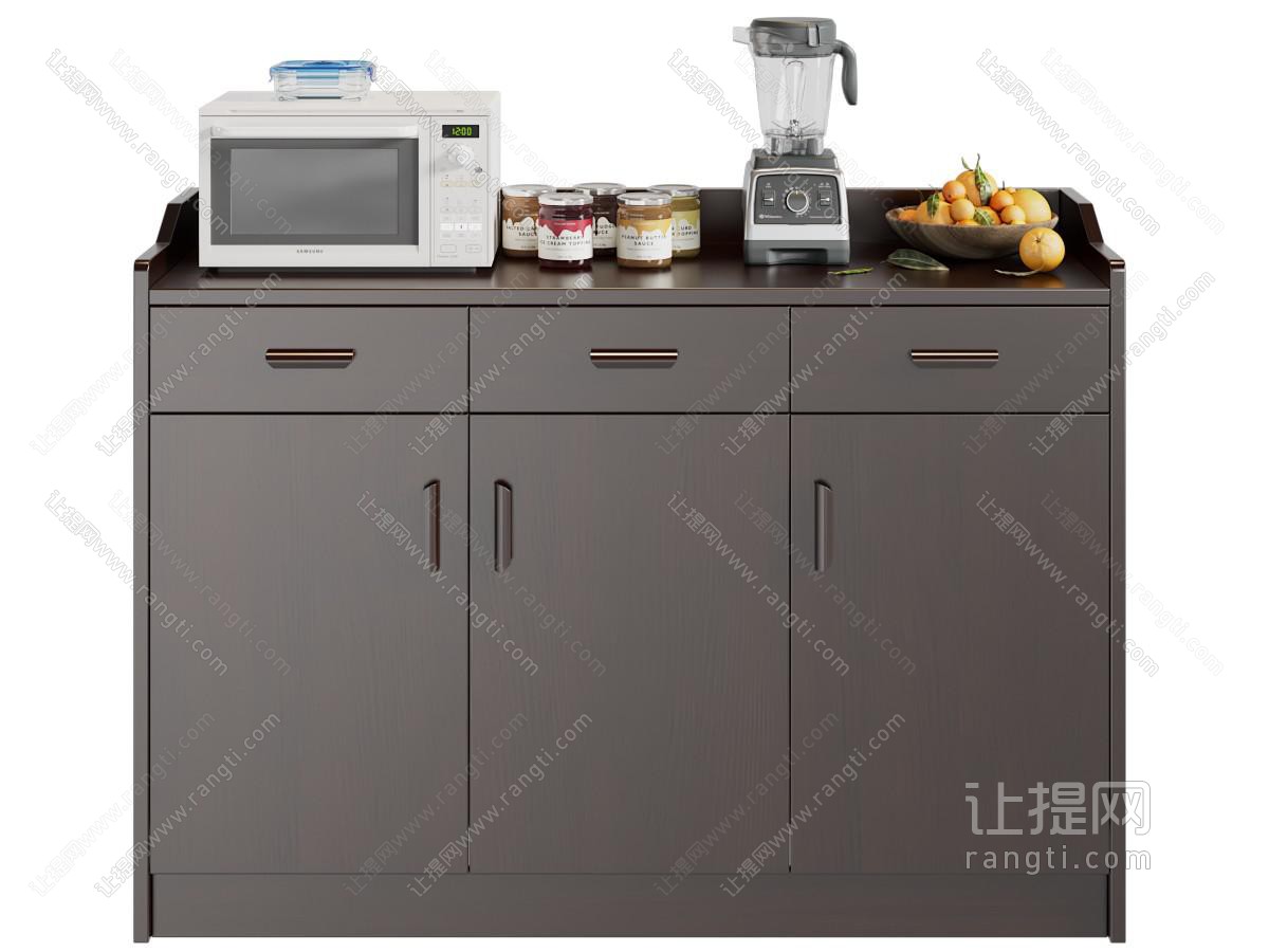 现代餐边柜