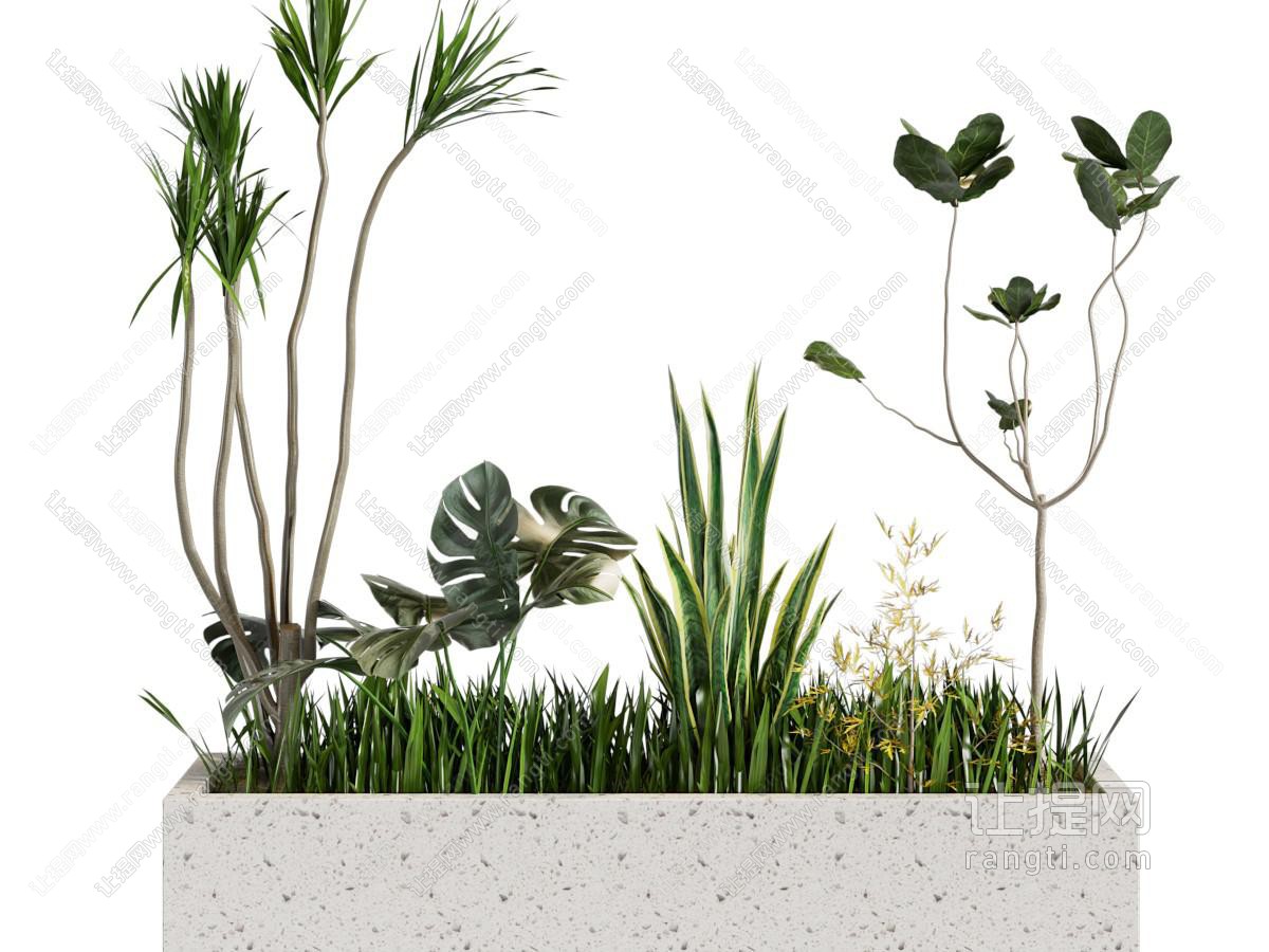 现代户外花坛花草绿植景观园艺小品