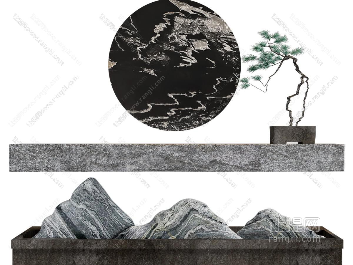 新中式景观园艺小品