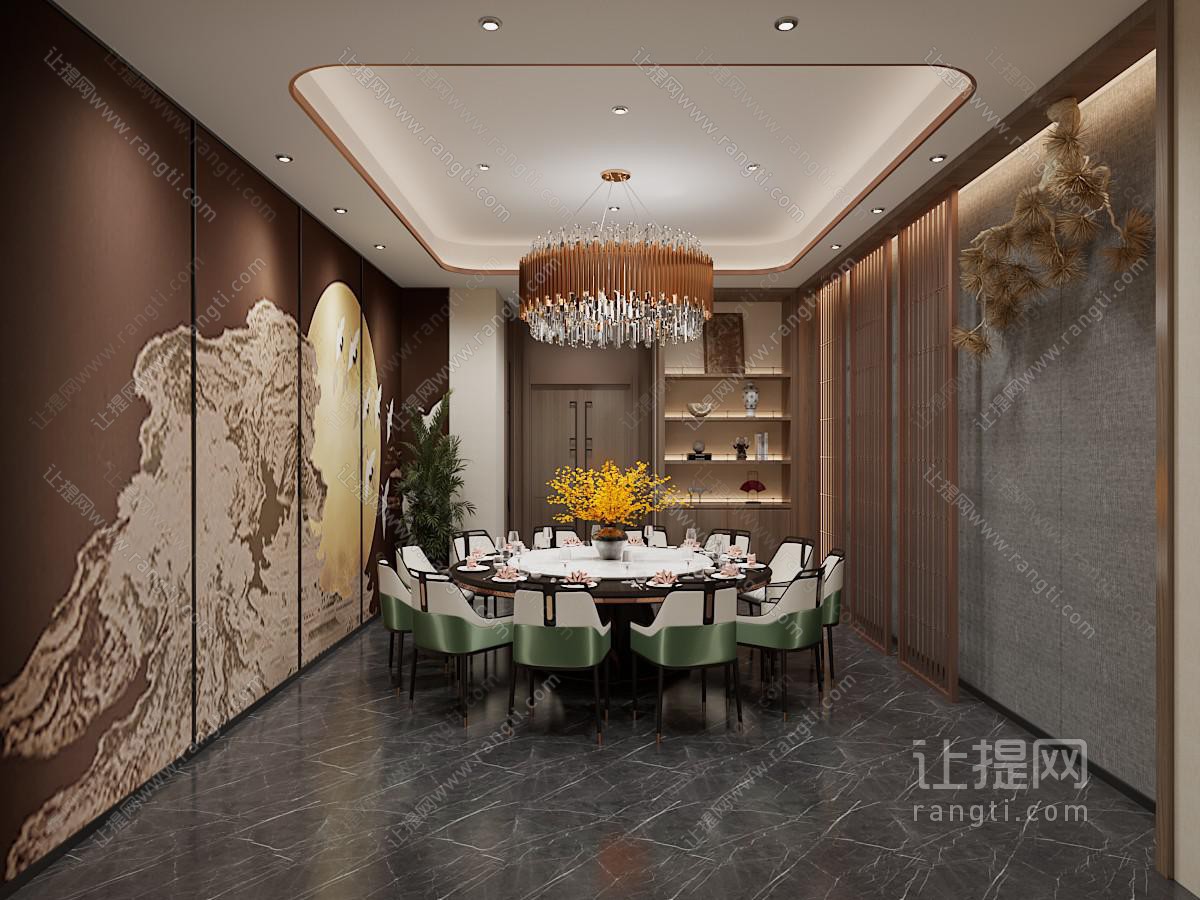新中式酒店包厢包间