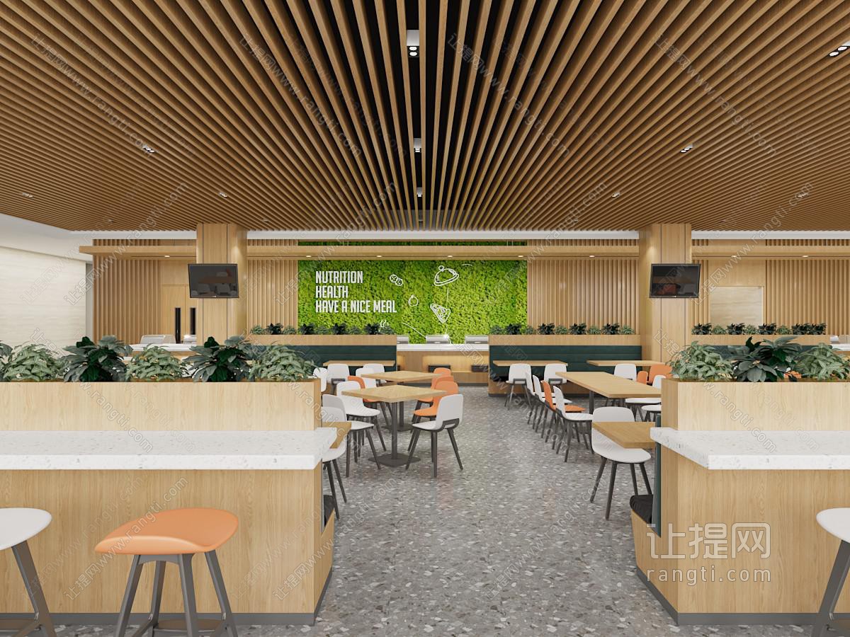 现代饭店餐馆、食堂
