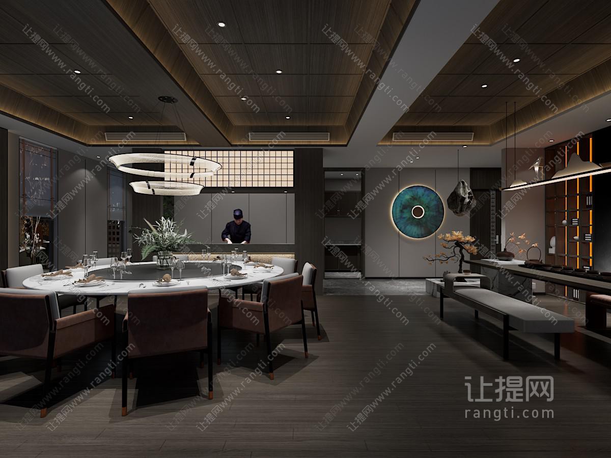 新中式酒店包厢包间