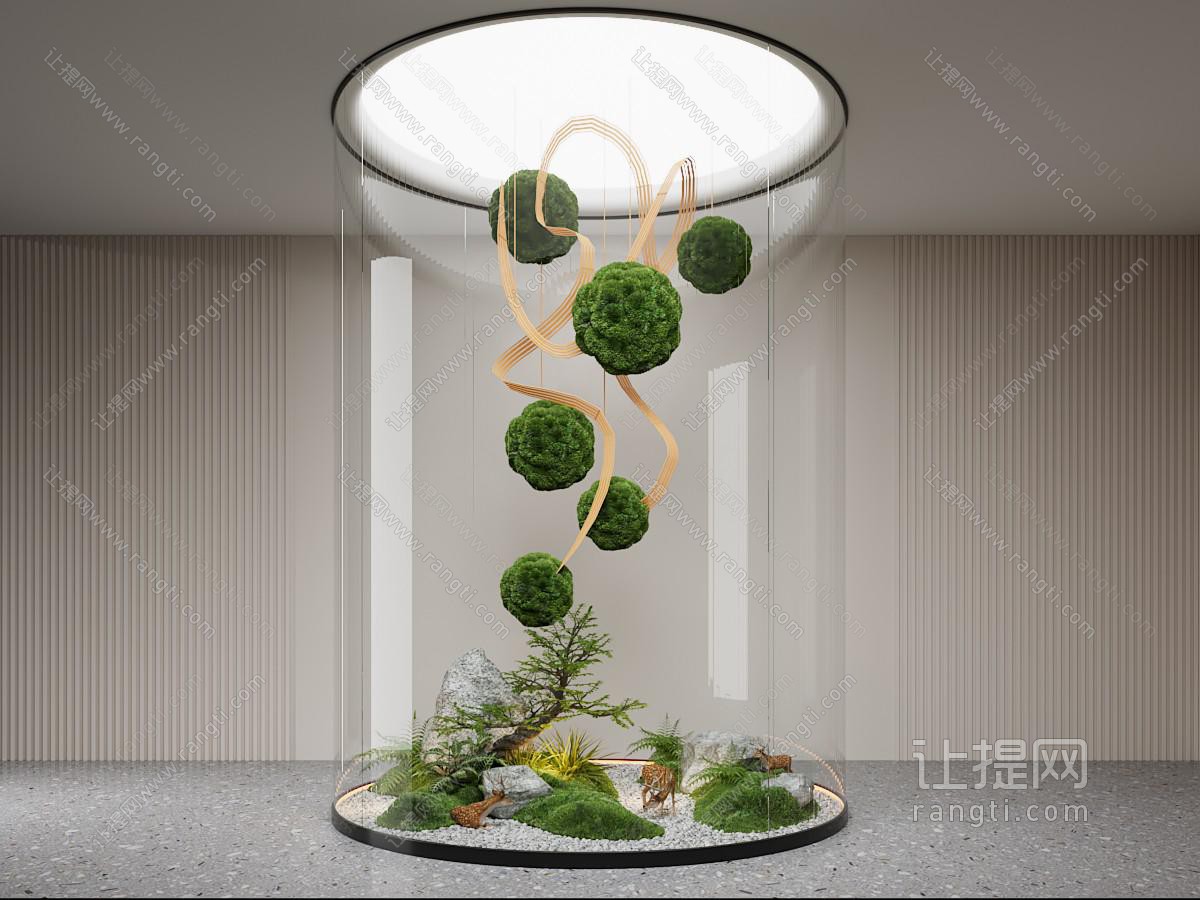 现代室内景观园艺小品