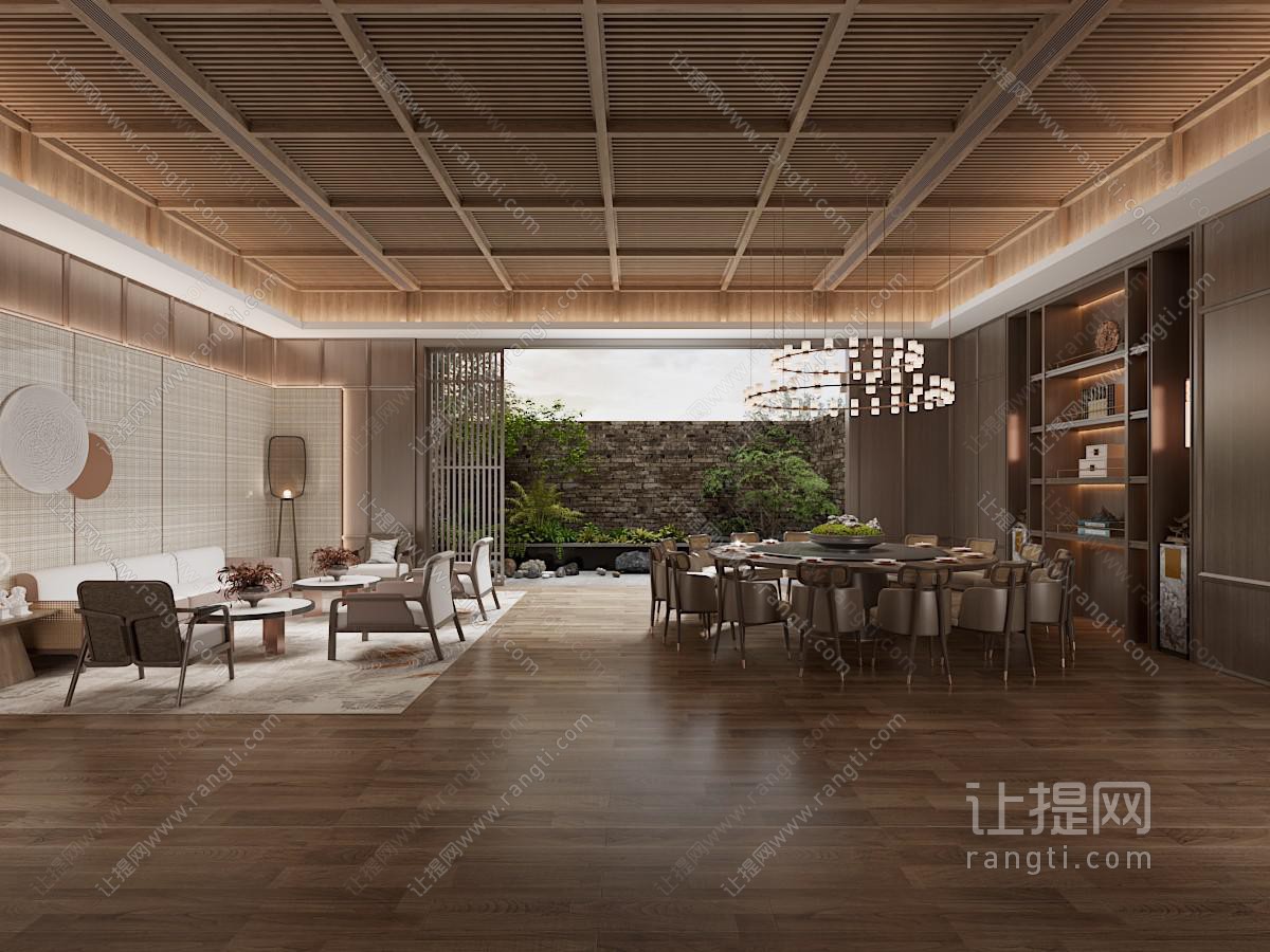 新中式酒店包厢包间