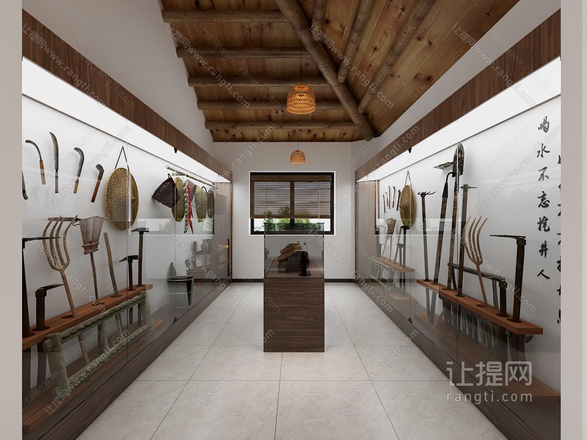 现代中国农村农具展厅展览