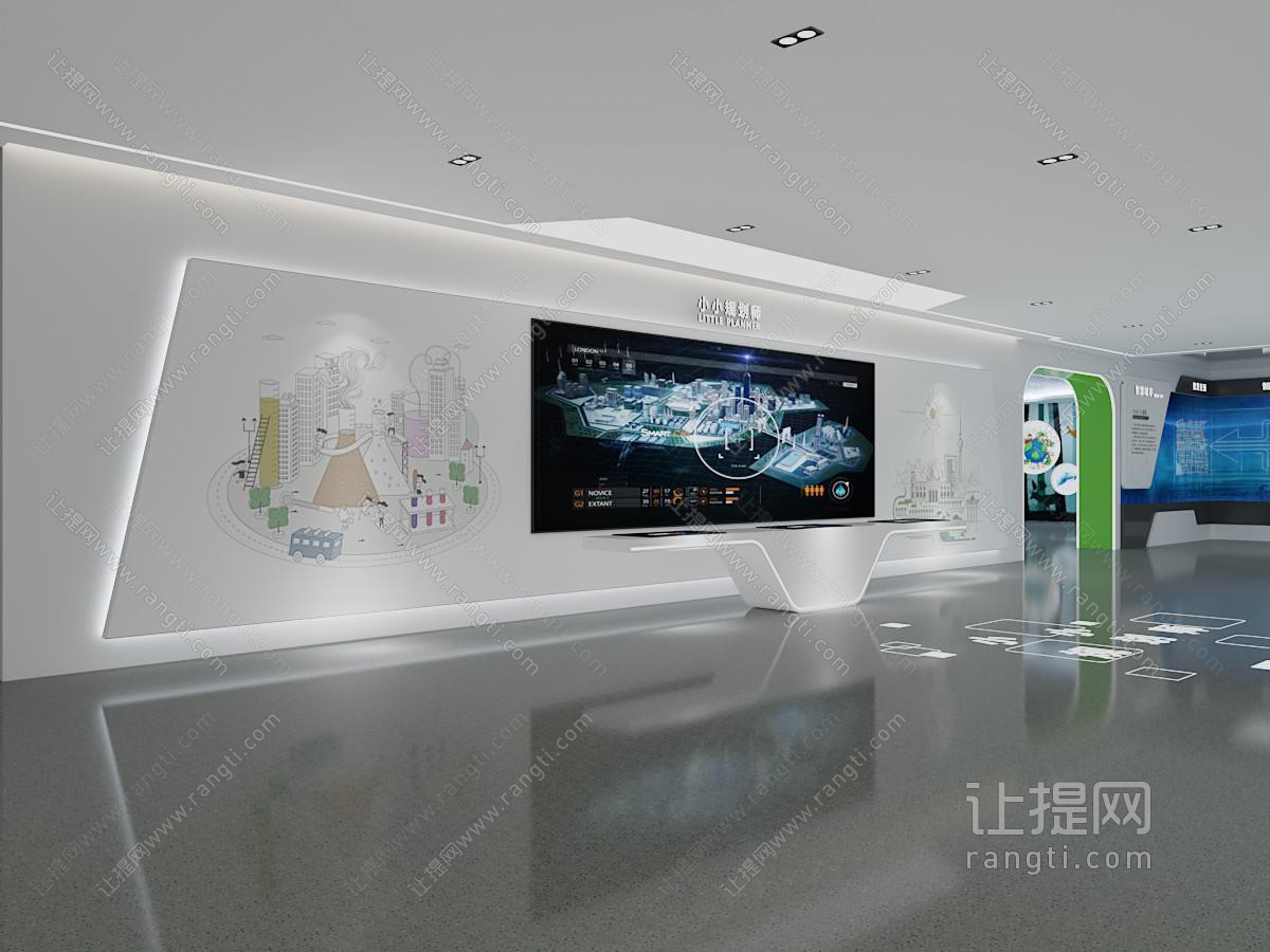 现代规划展厅展览馆