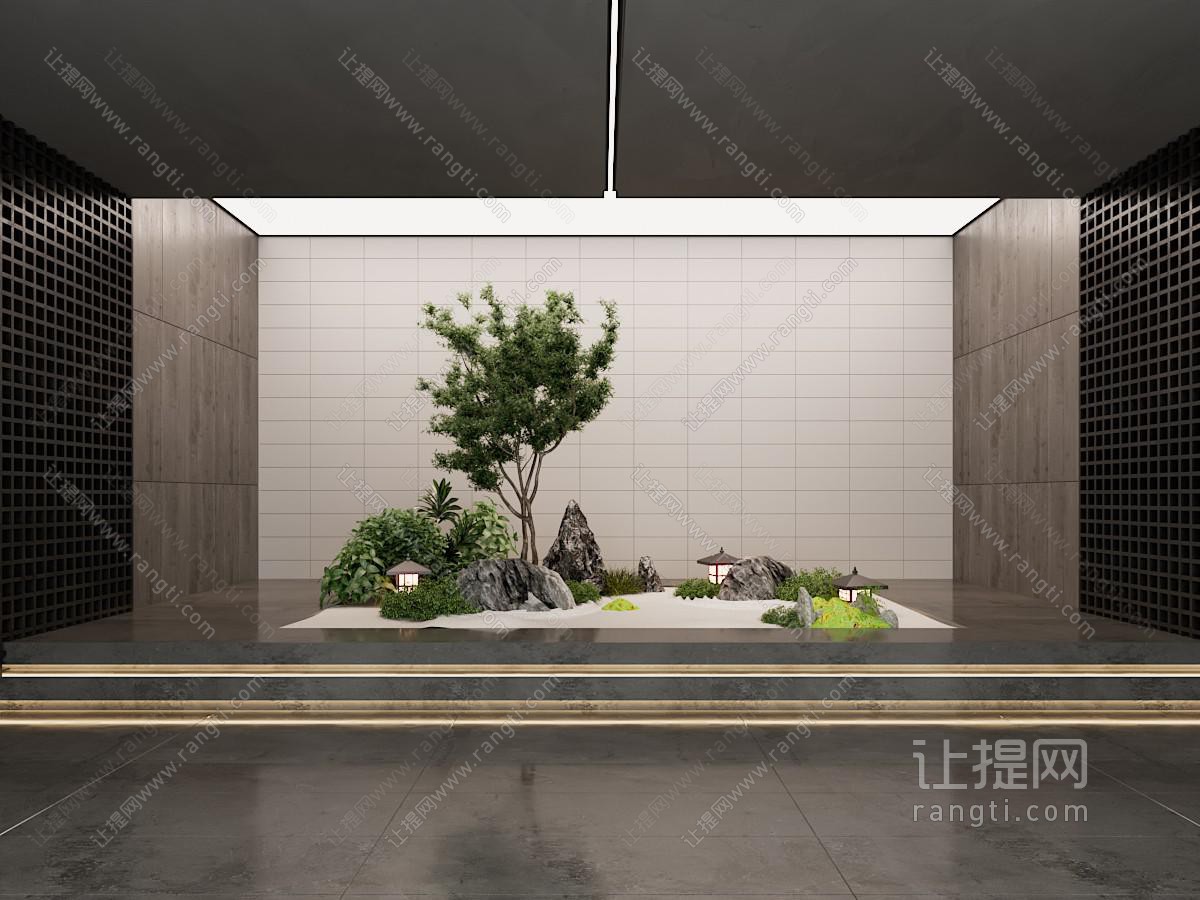 现代室内景观造景、园艺小品