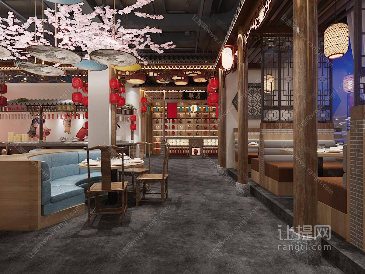 新中式酒店包厢包间