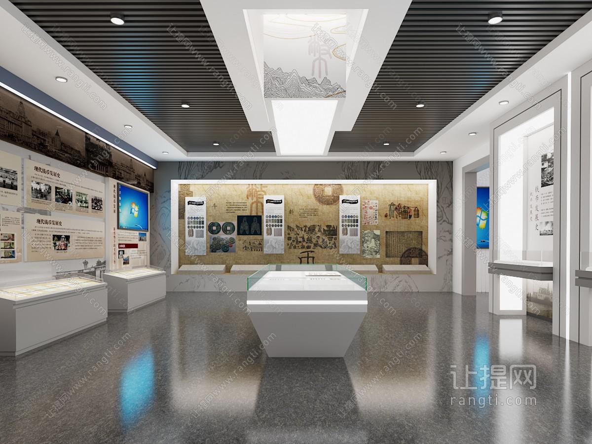 新中式钱币博物馆展厅展览
