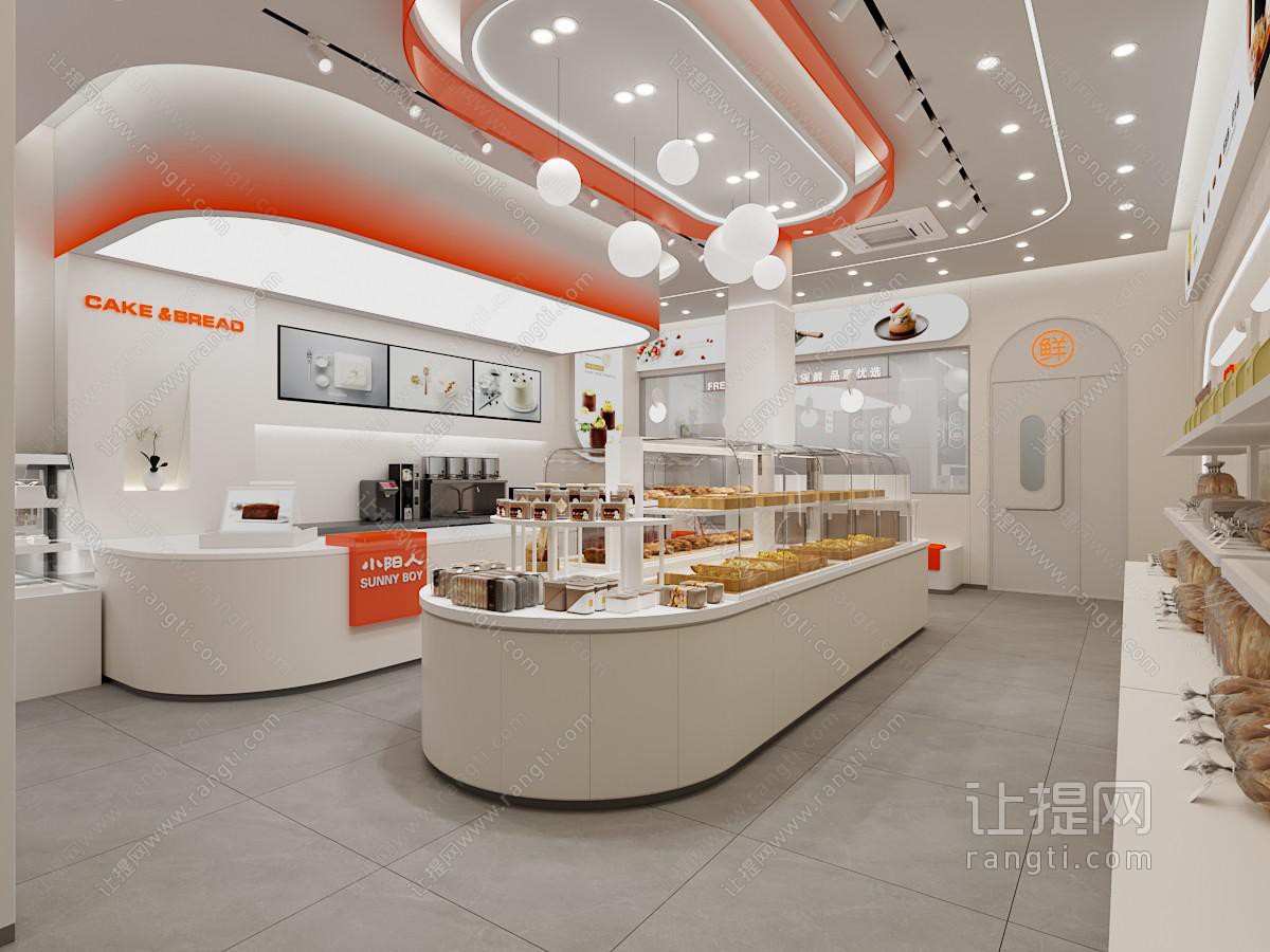 现代甜品店