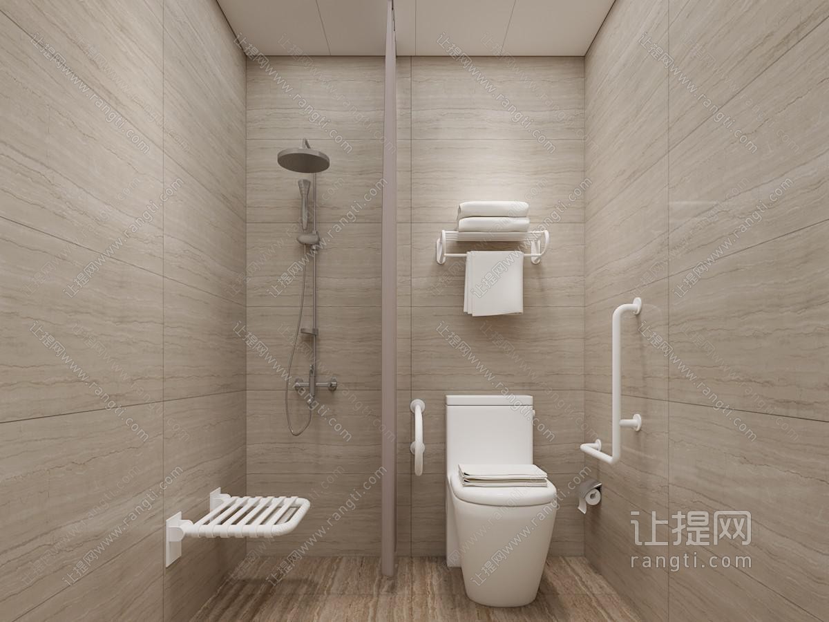 现代卫浴间、洗手间