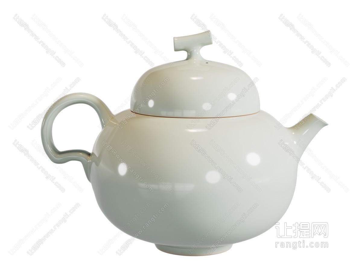 新中式陶瓷茶壶
