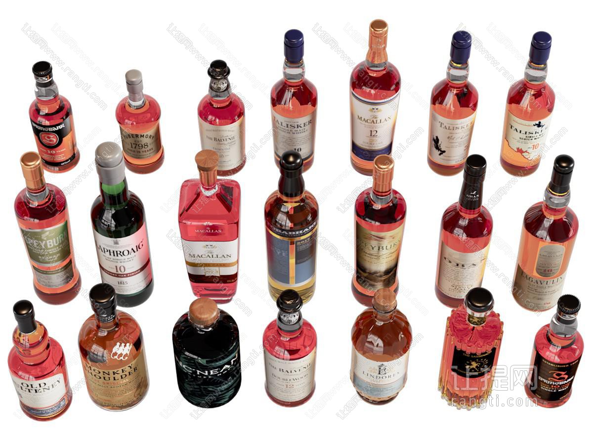 现代香槟洋酒酒瓶