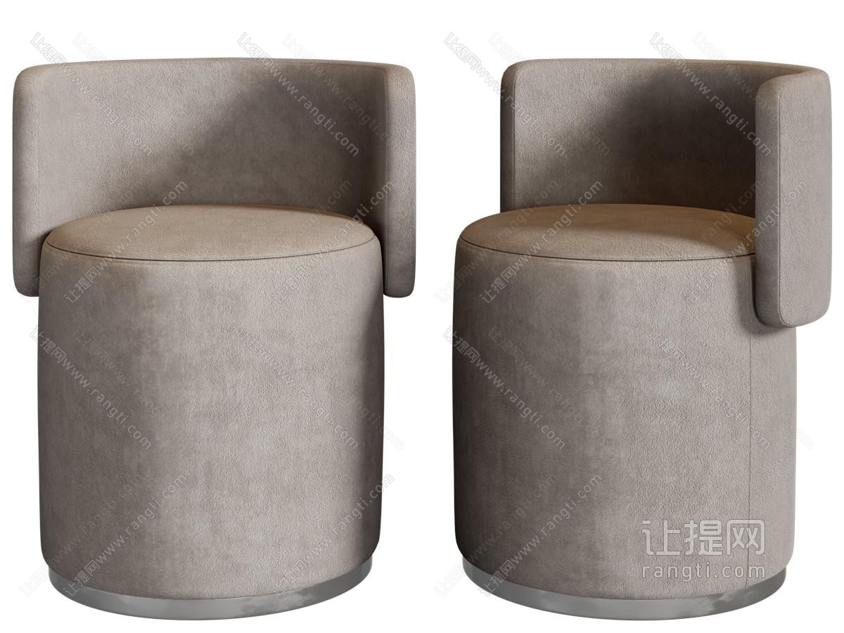 现代布艺沙发凳子