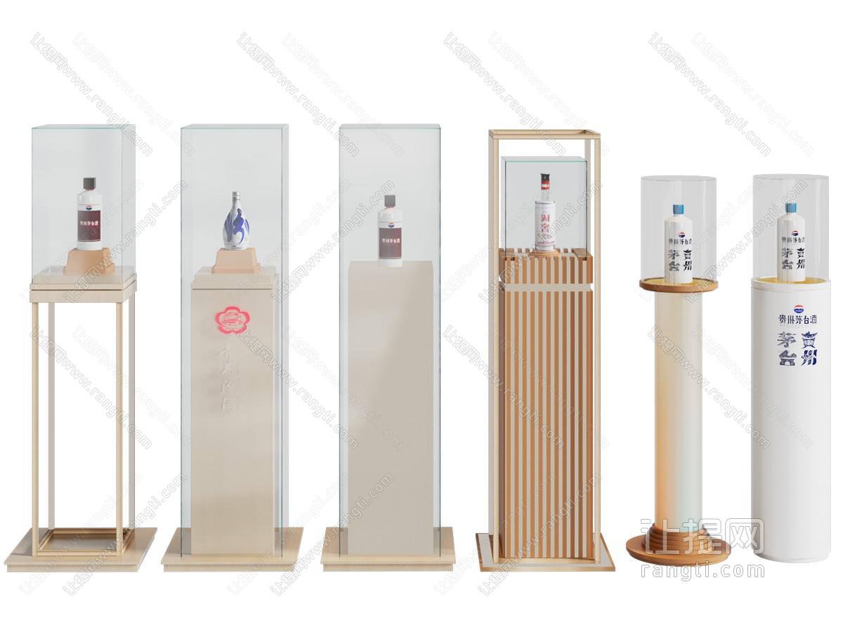 现代中国白酒陈列展柜