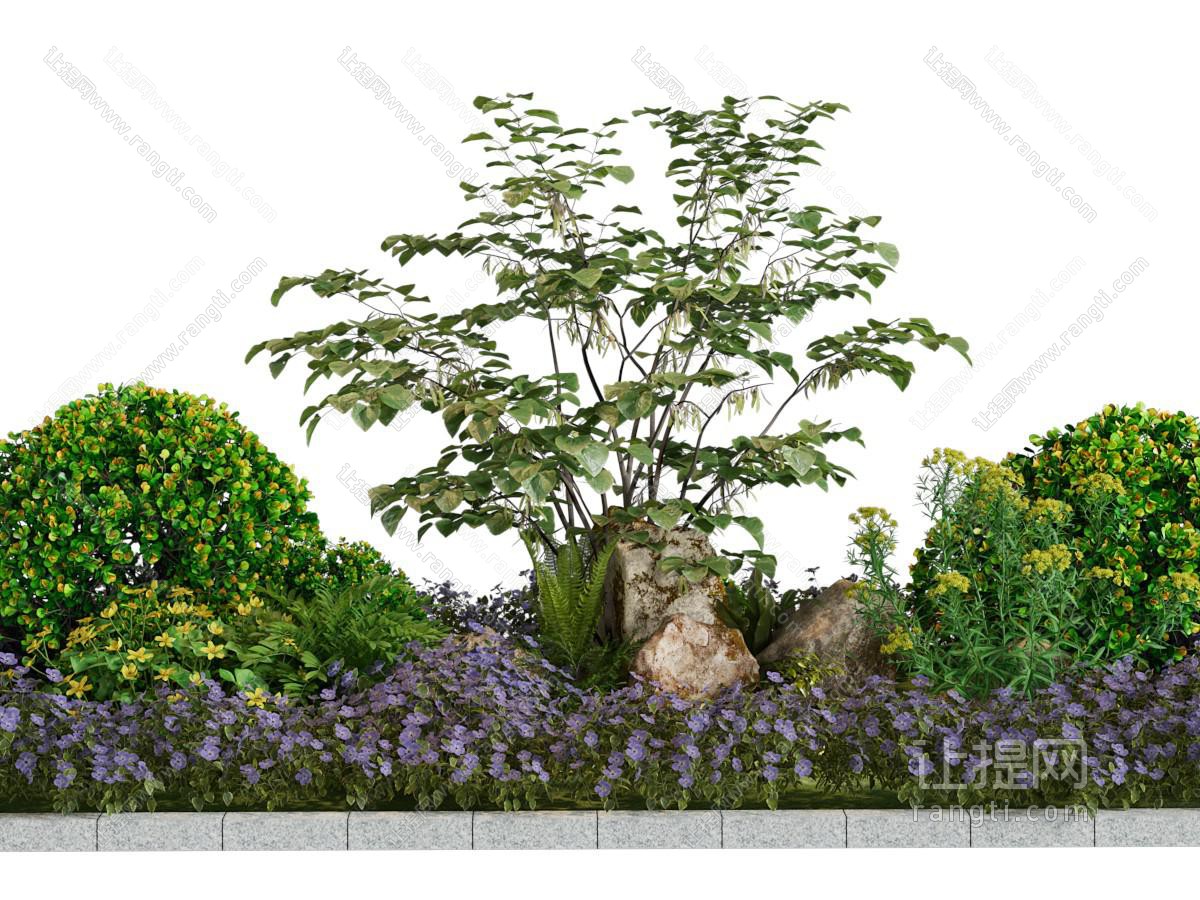 现代户外花池花草树木景观园艺小品