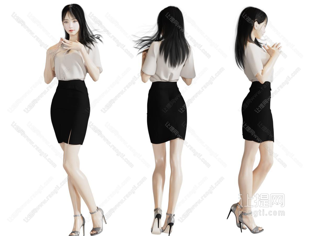 穿短裙的女孩子女子美女姑娘