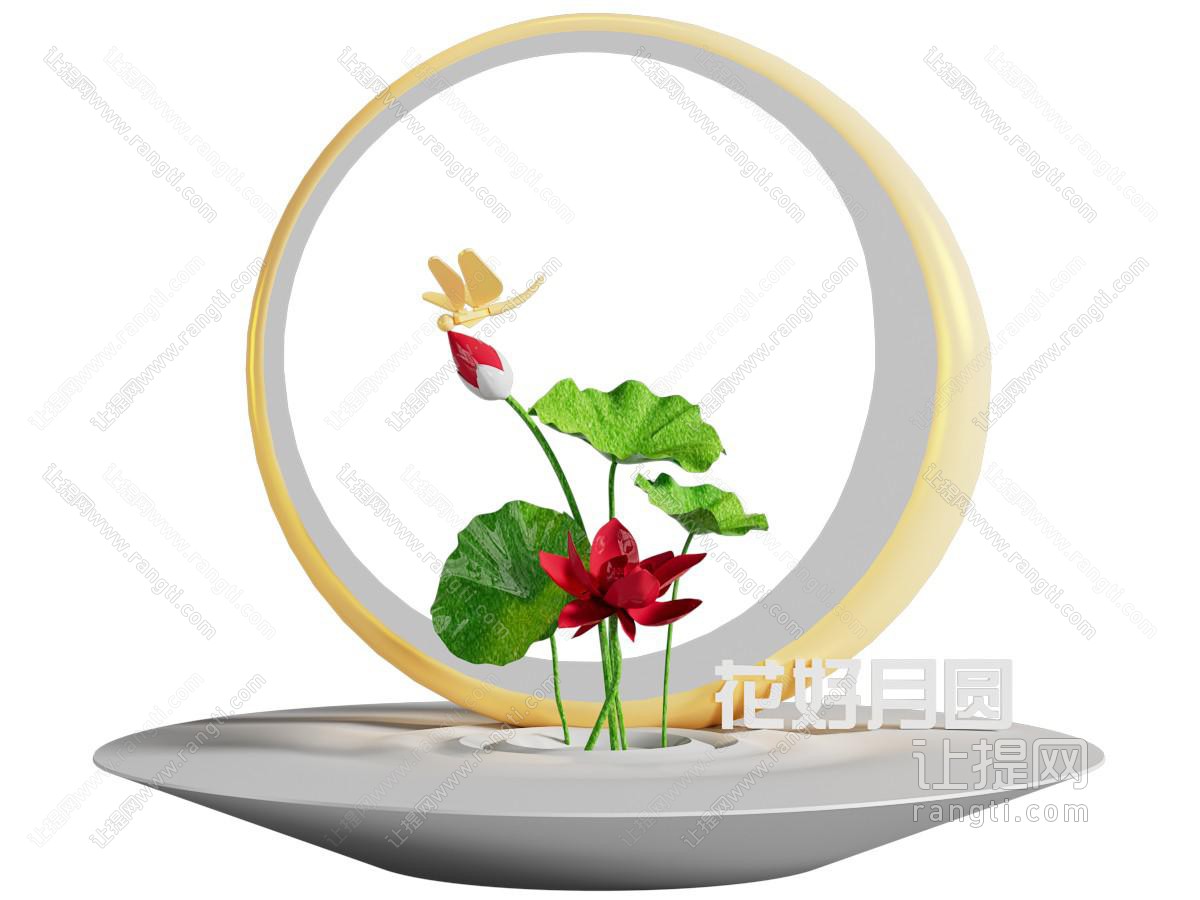 新中式景观园艺小品