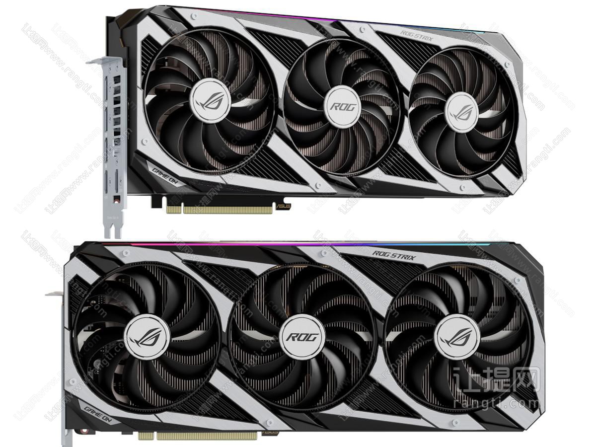 现代电脑显卡 GPU 2080显卡 华硕显卡