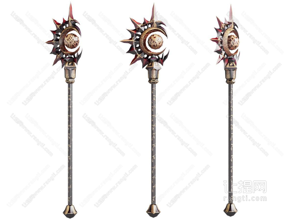 现代权杖游戏道具 武器