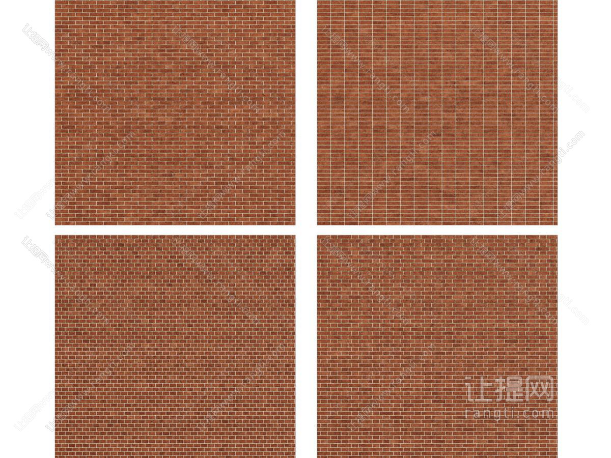 现代红砖墙 室外墙砖 背景墙