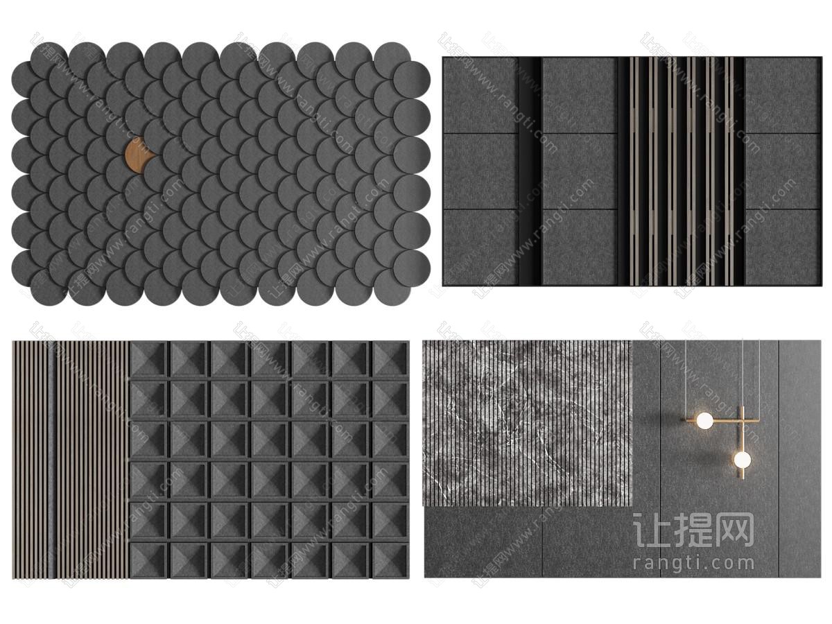 现代造墙 背景墙