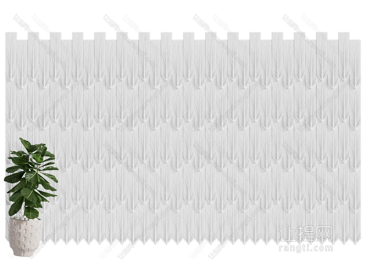 现代造背景墙 拼接立体花纹瓷砖