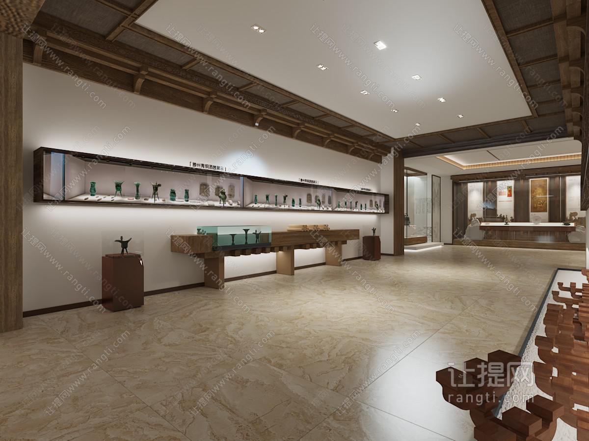 中式博物馆 展厅展览