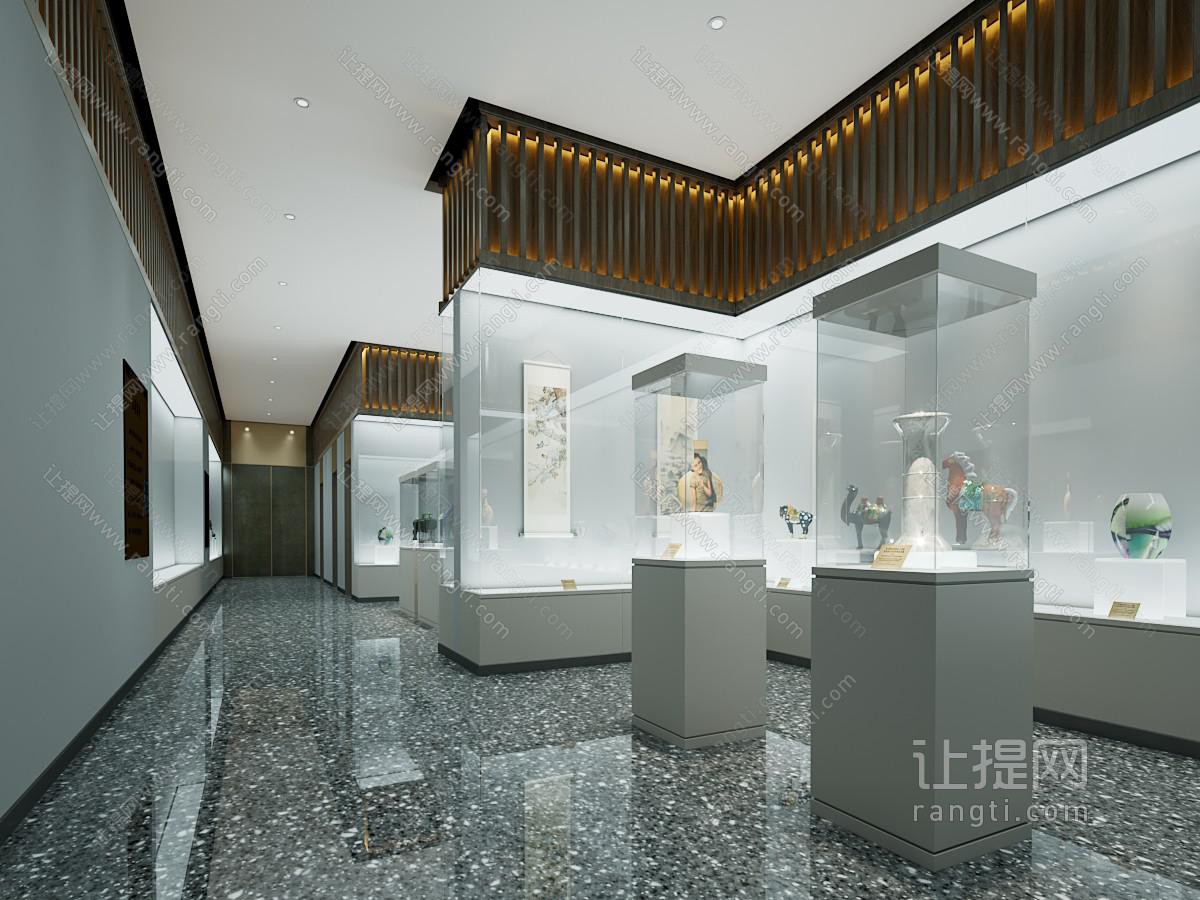 新中式陶瓷器皿展厅展览
