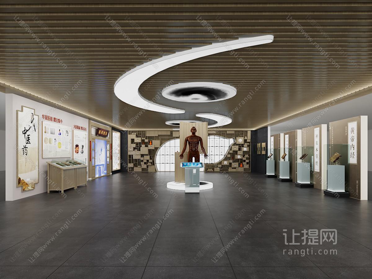 现代中医文化展厅展览