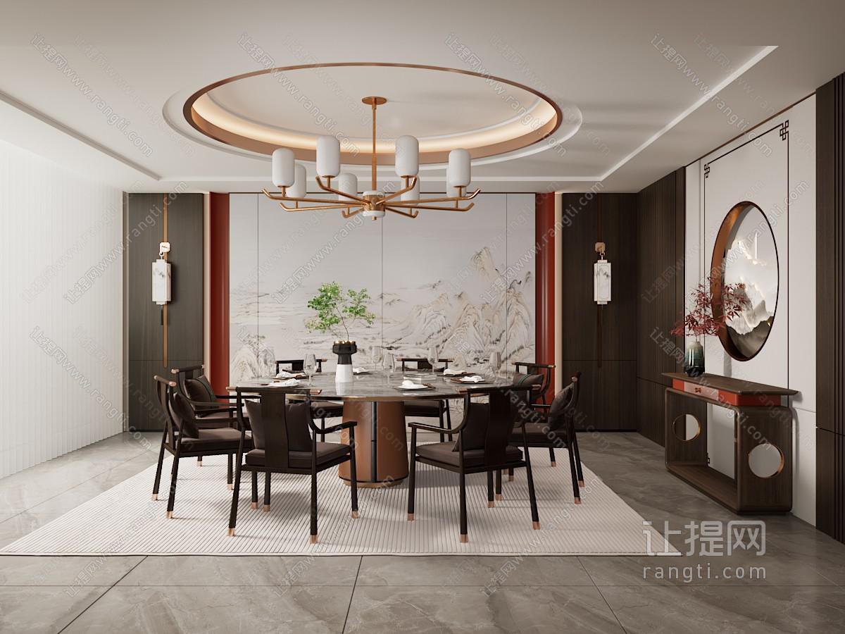 新中式酒店包厢包间