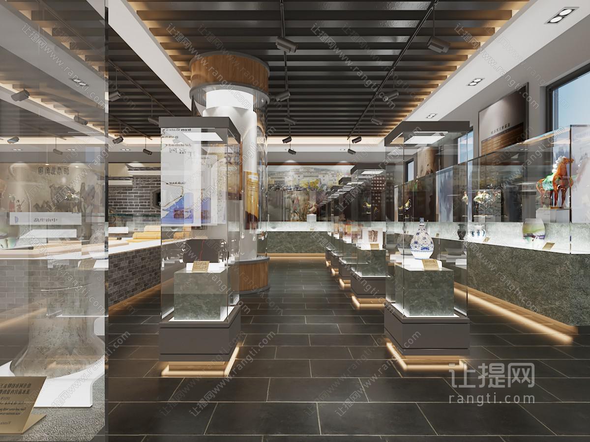 新中式陶艺器皿展厅展览