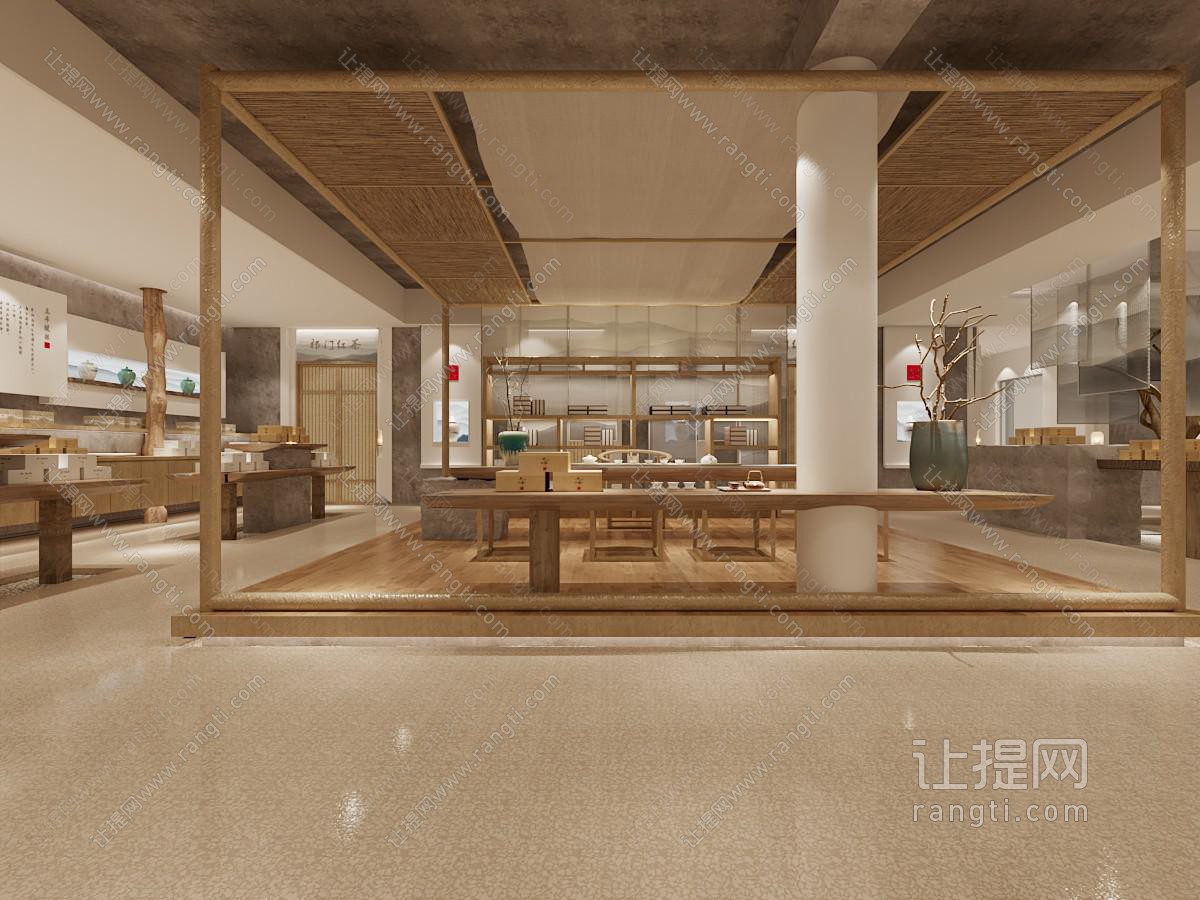 新中式陶艺展厅展览