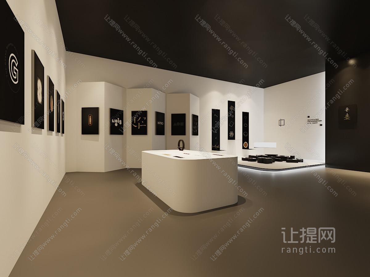 现代展厅展览
