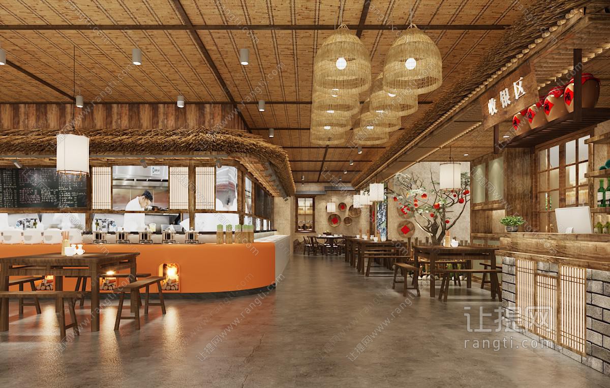 新中式民宿饭店餐馆