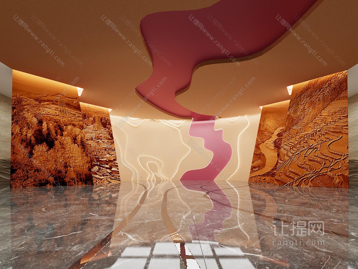 现代展厅展览