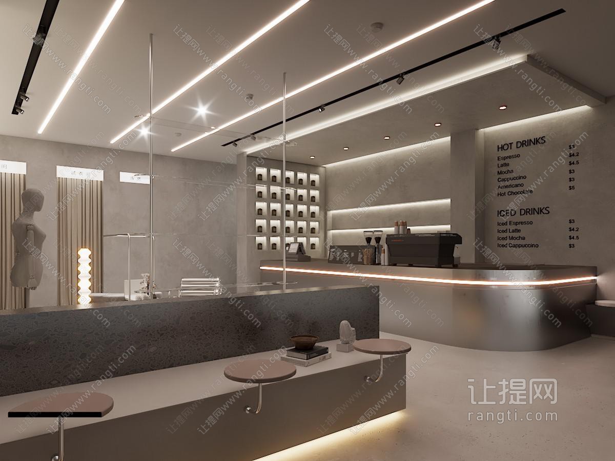 工业风loft咖啡馆 咖啡厅