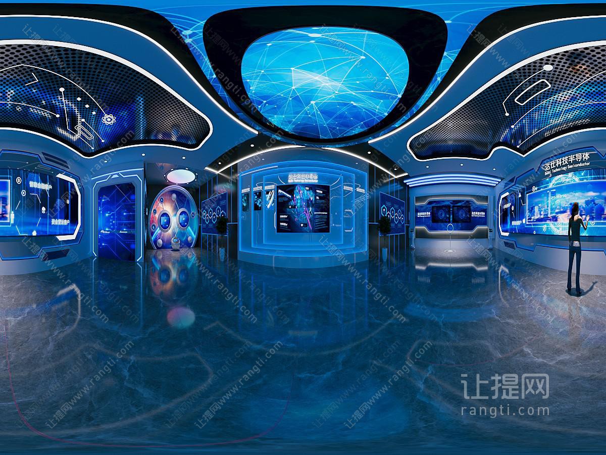 现代全景科技展厅展览