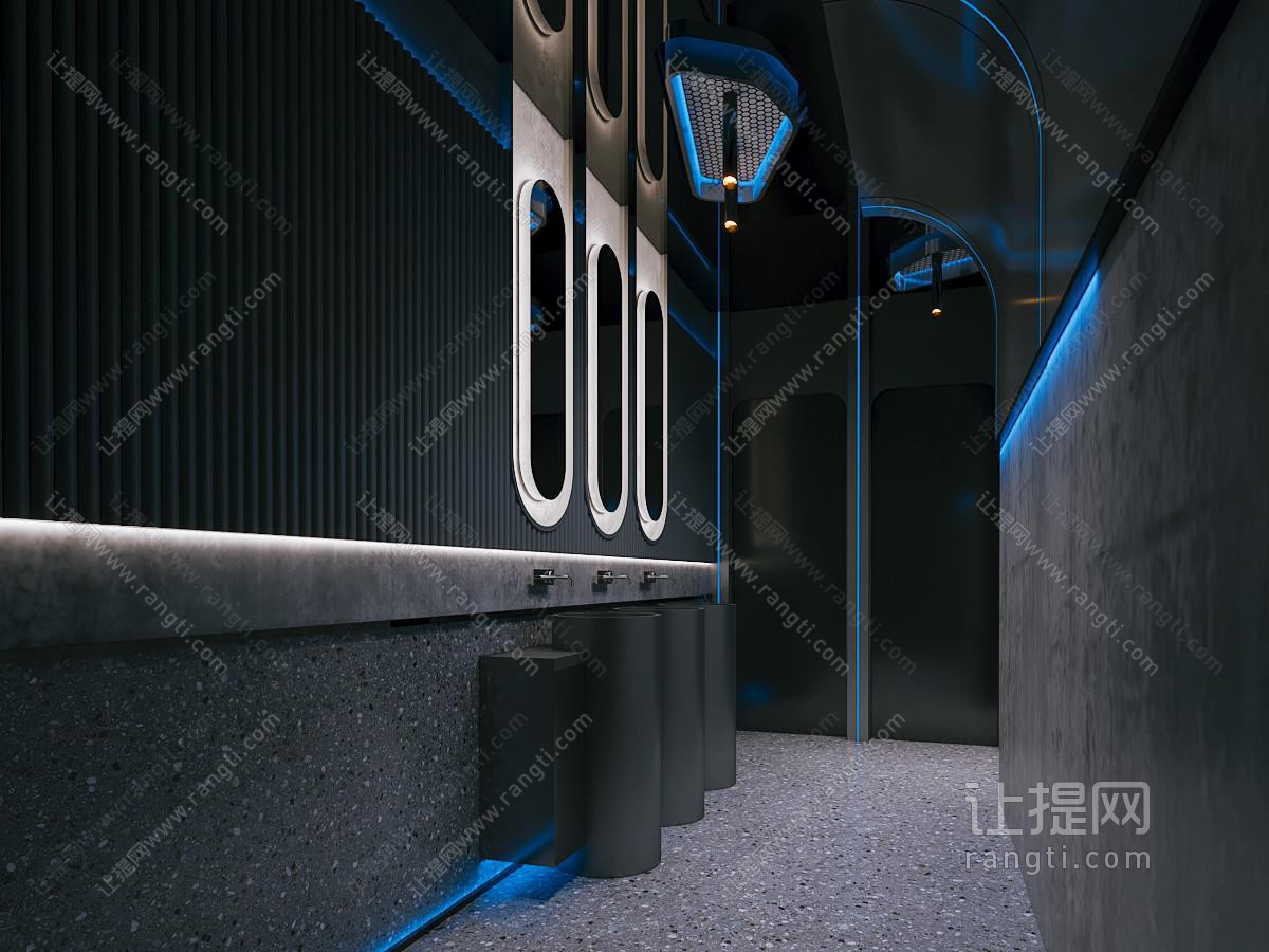 现代KTV卫生间 洗手间