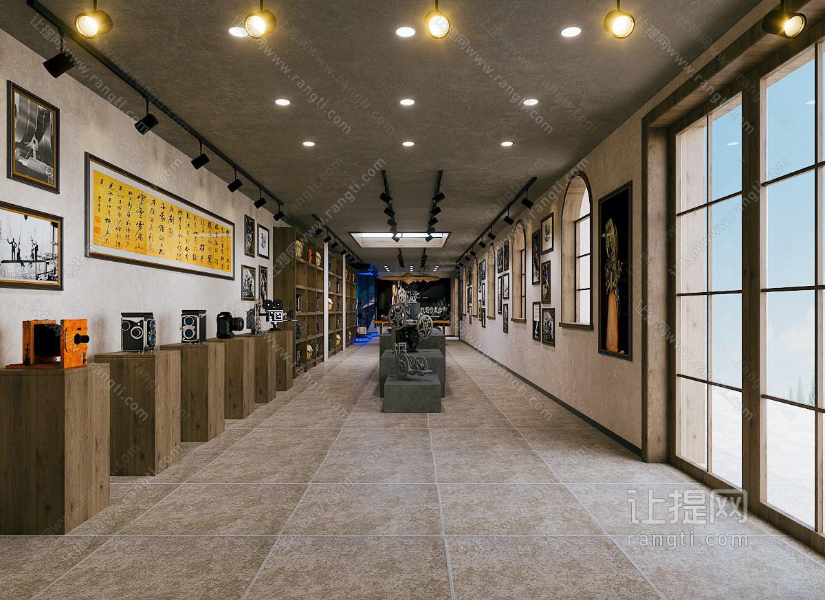 工业风loft电影主题展厅展览
