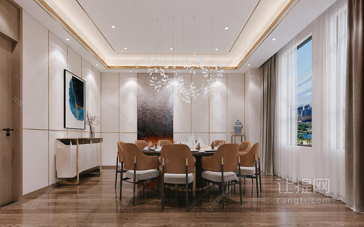 新中式酒店包厢包间