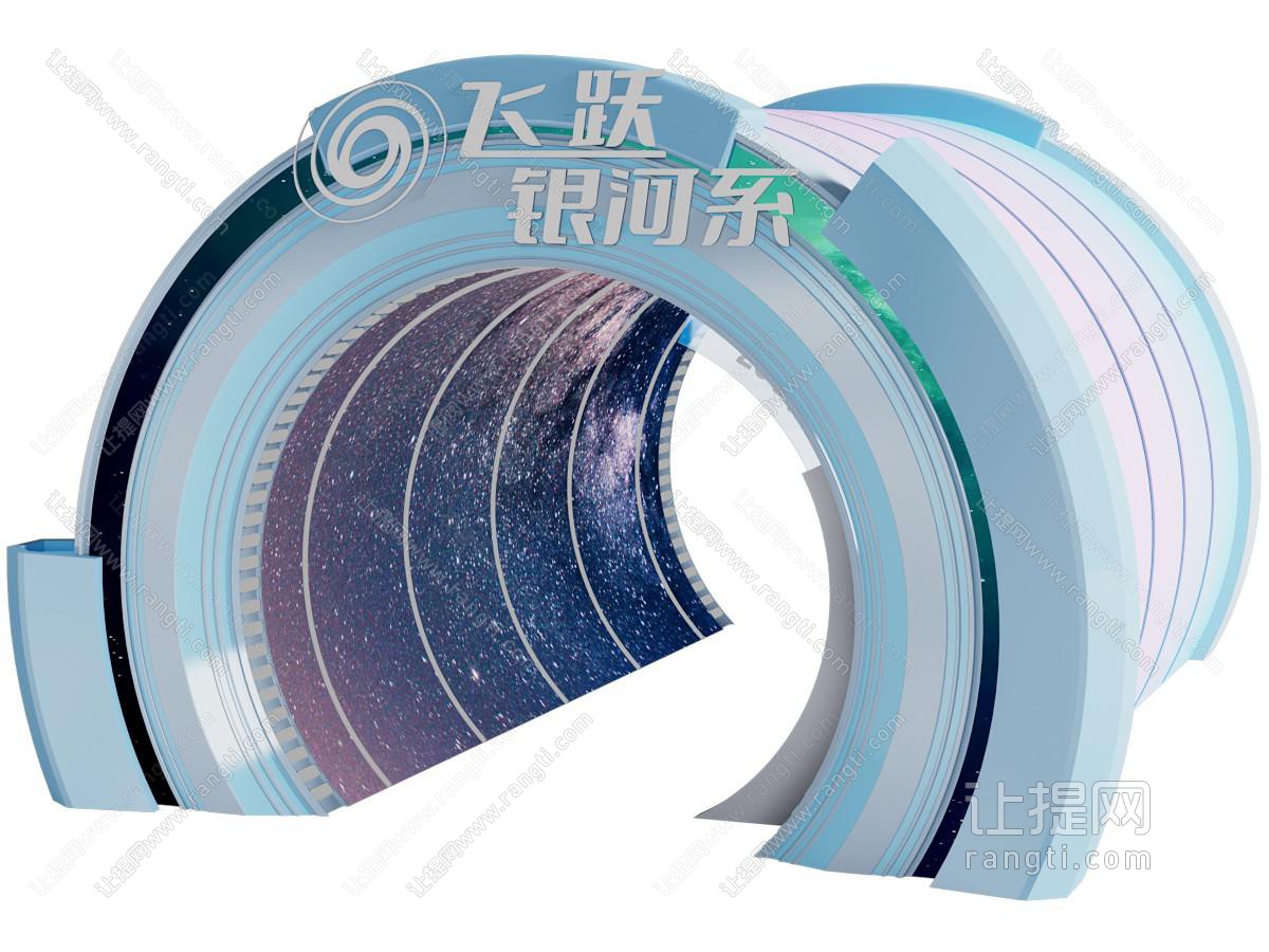 现代科技感大门 门洞