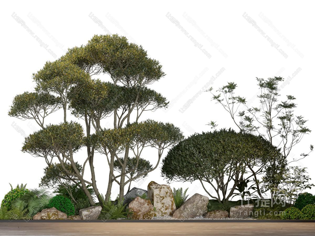 现代花坛 树木植物景观园艺小品