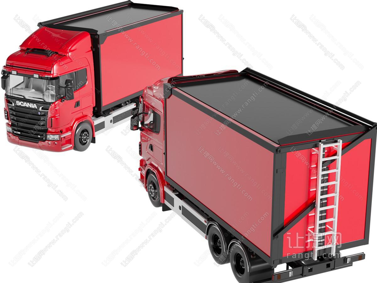 现代厢式卡车 汽车