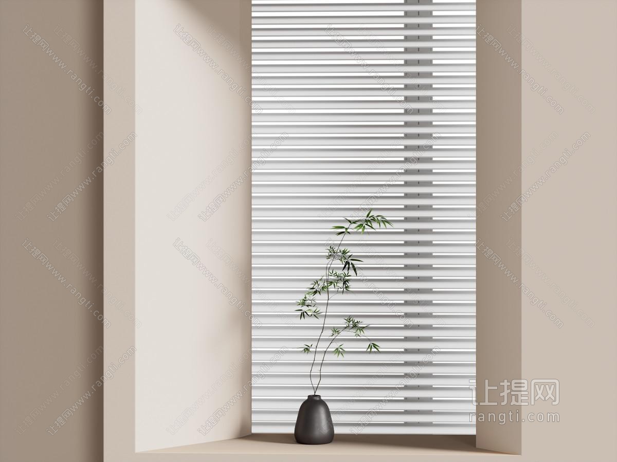 现代花瓶花卉