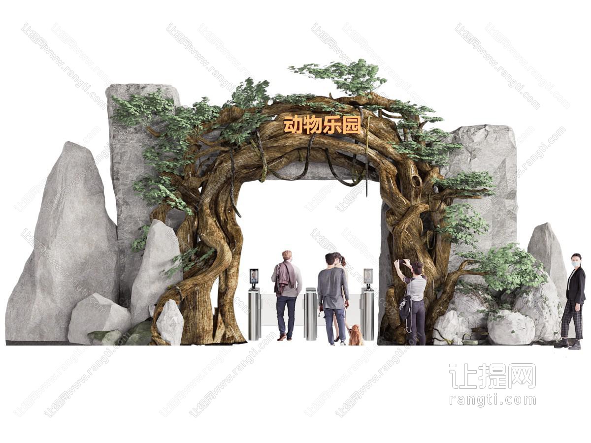 现代景观大门