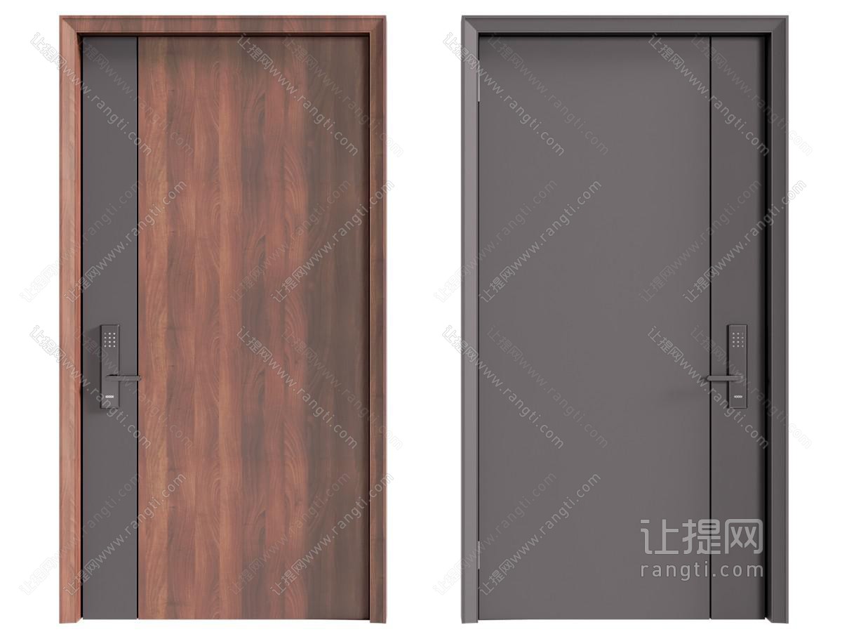现代入户平开门 防盗门