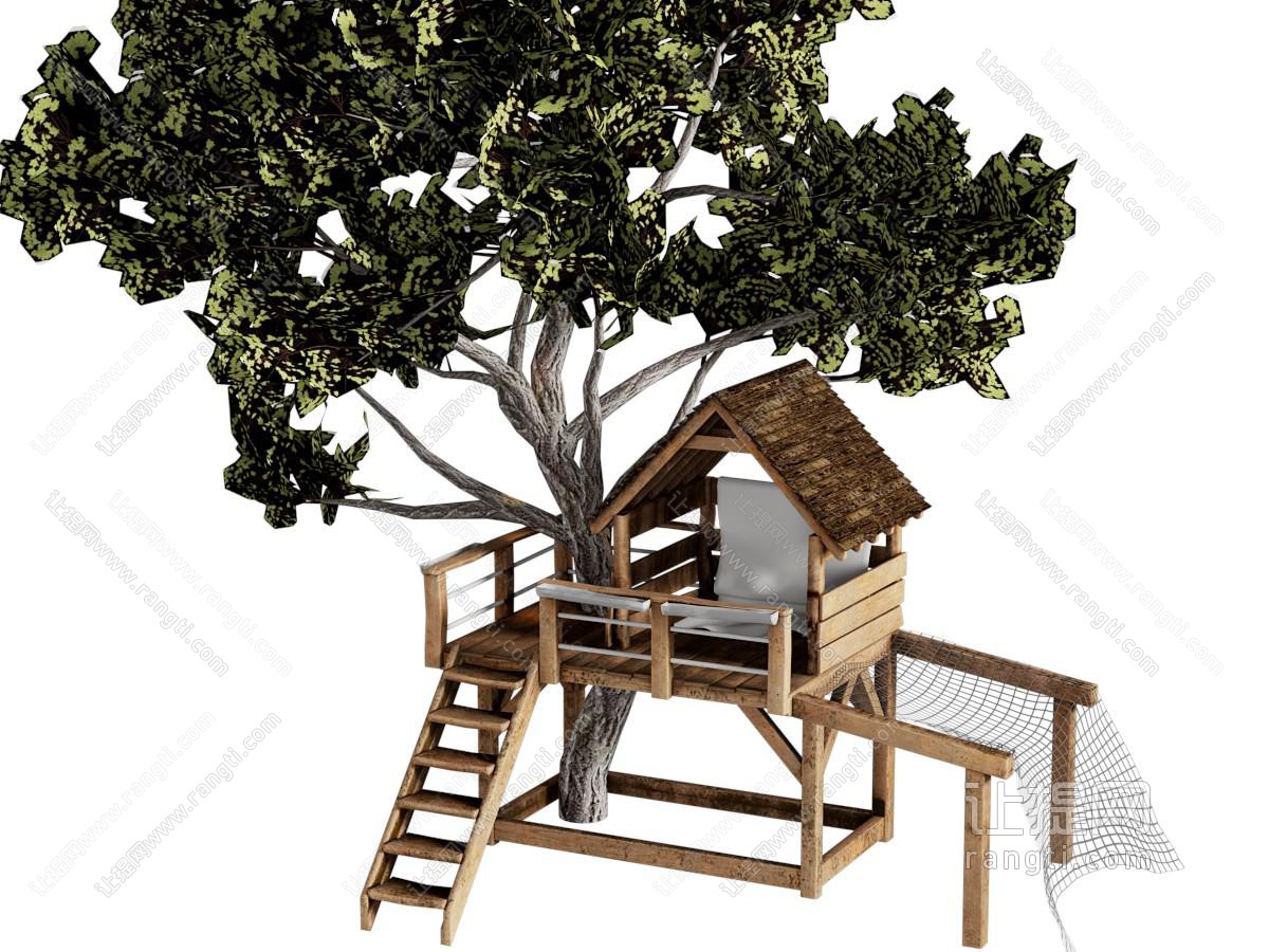 现代树屋 小木屋