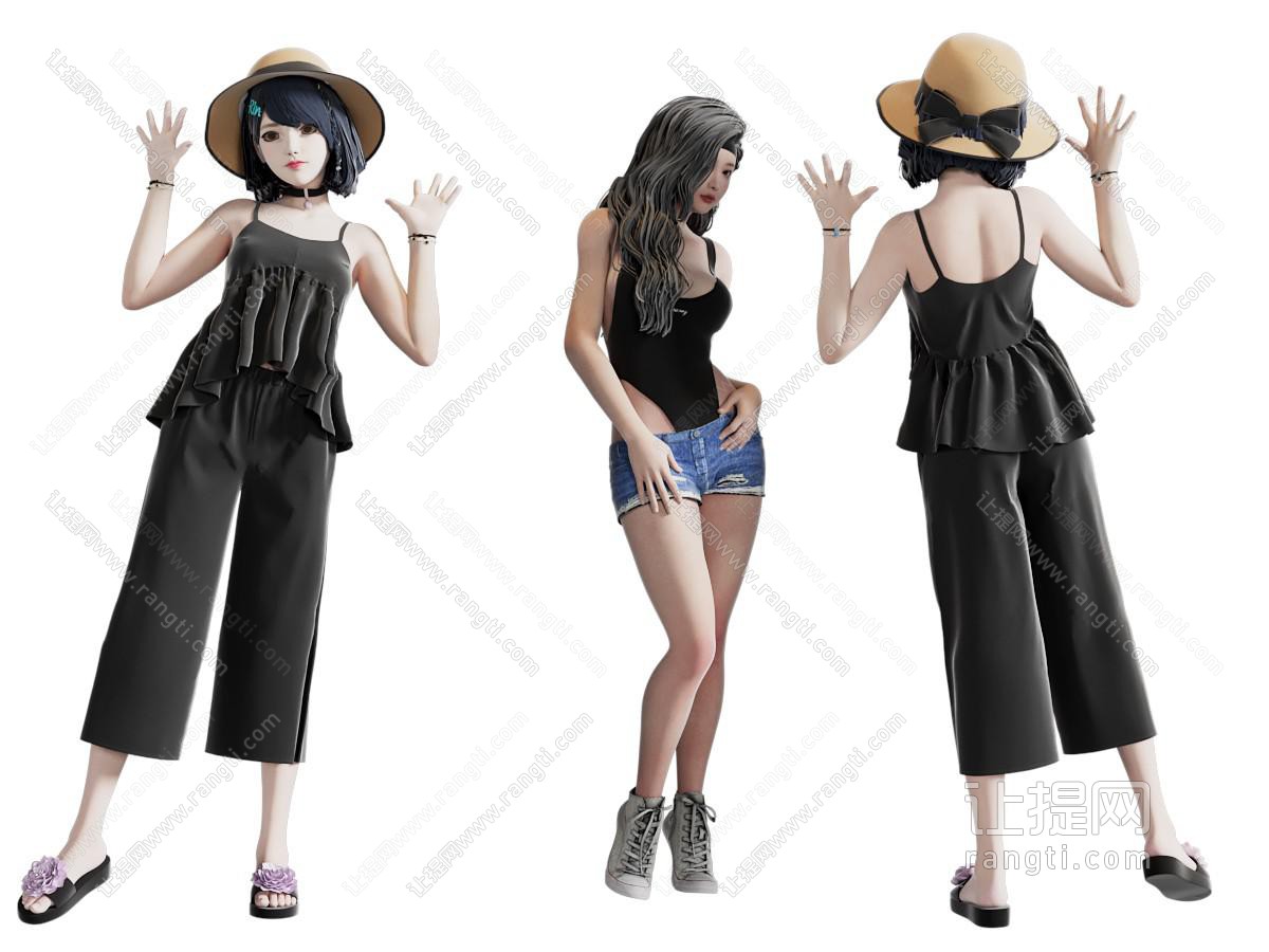 现代女孩 女子 美女 人物 女人