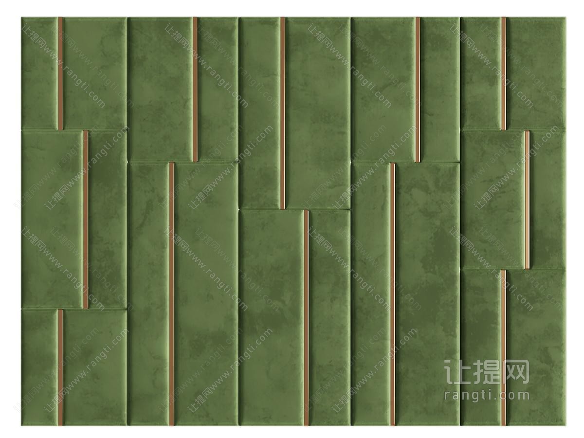 现代软包背景墙